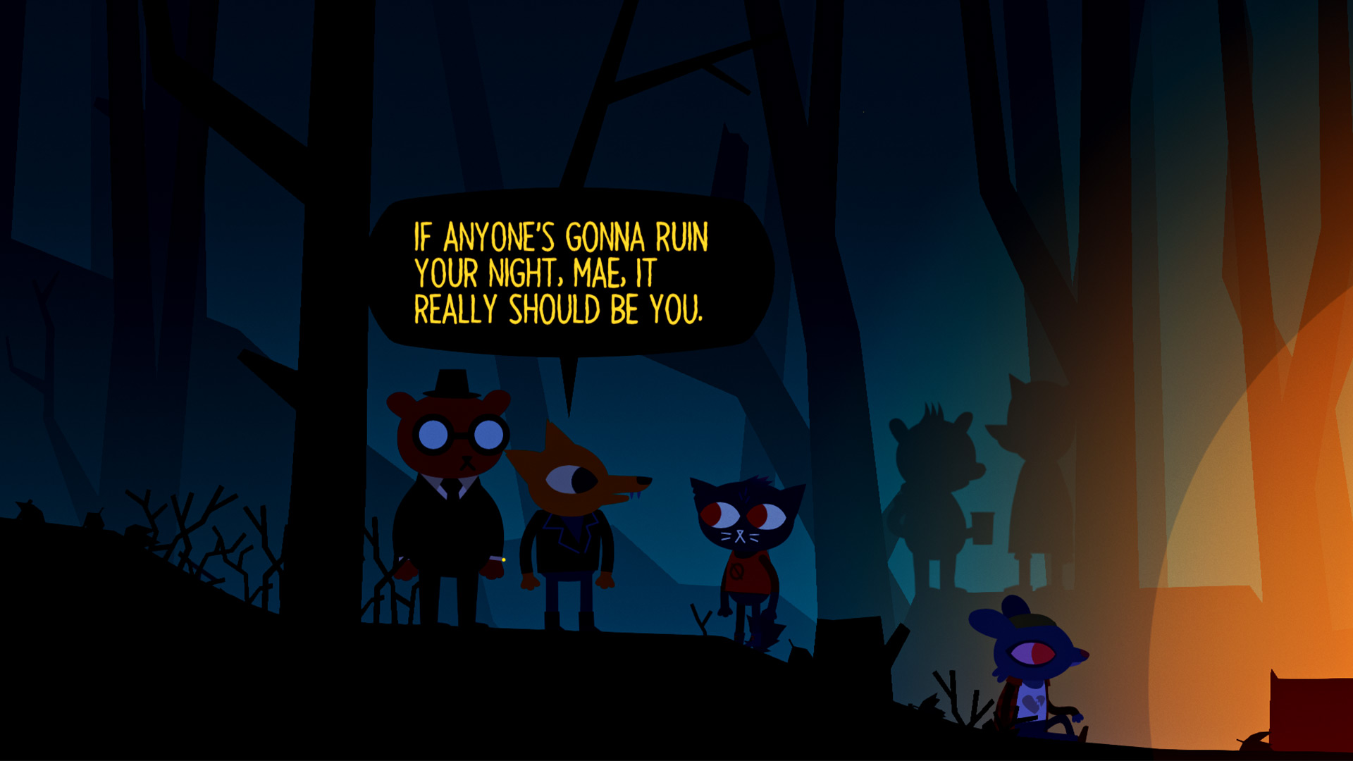 Screenshot thumbnail of Night in the Woods