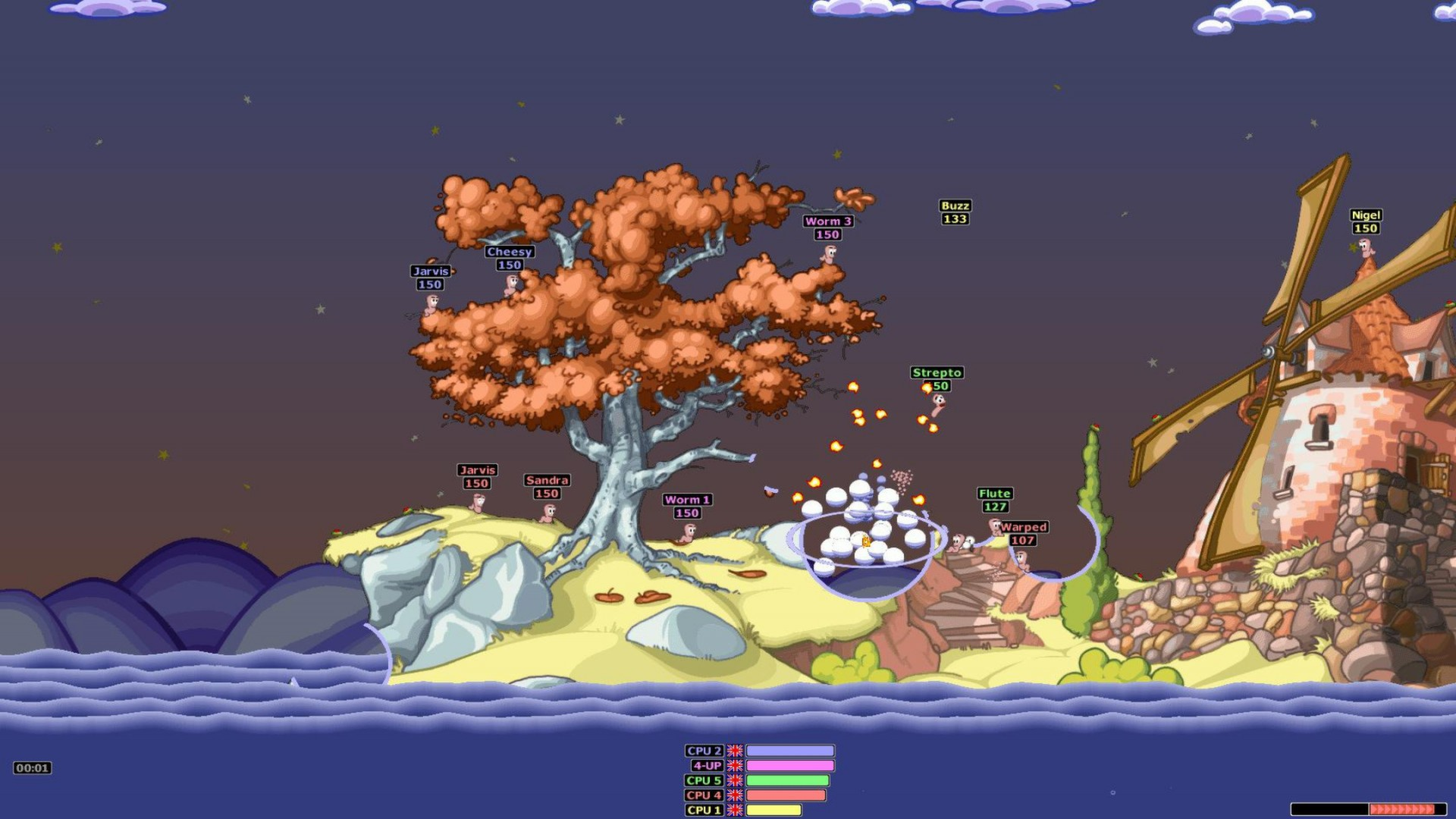 Screenshot thumbnail of Worms Armageddon