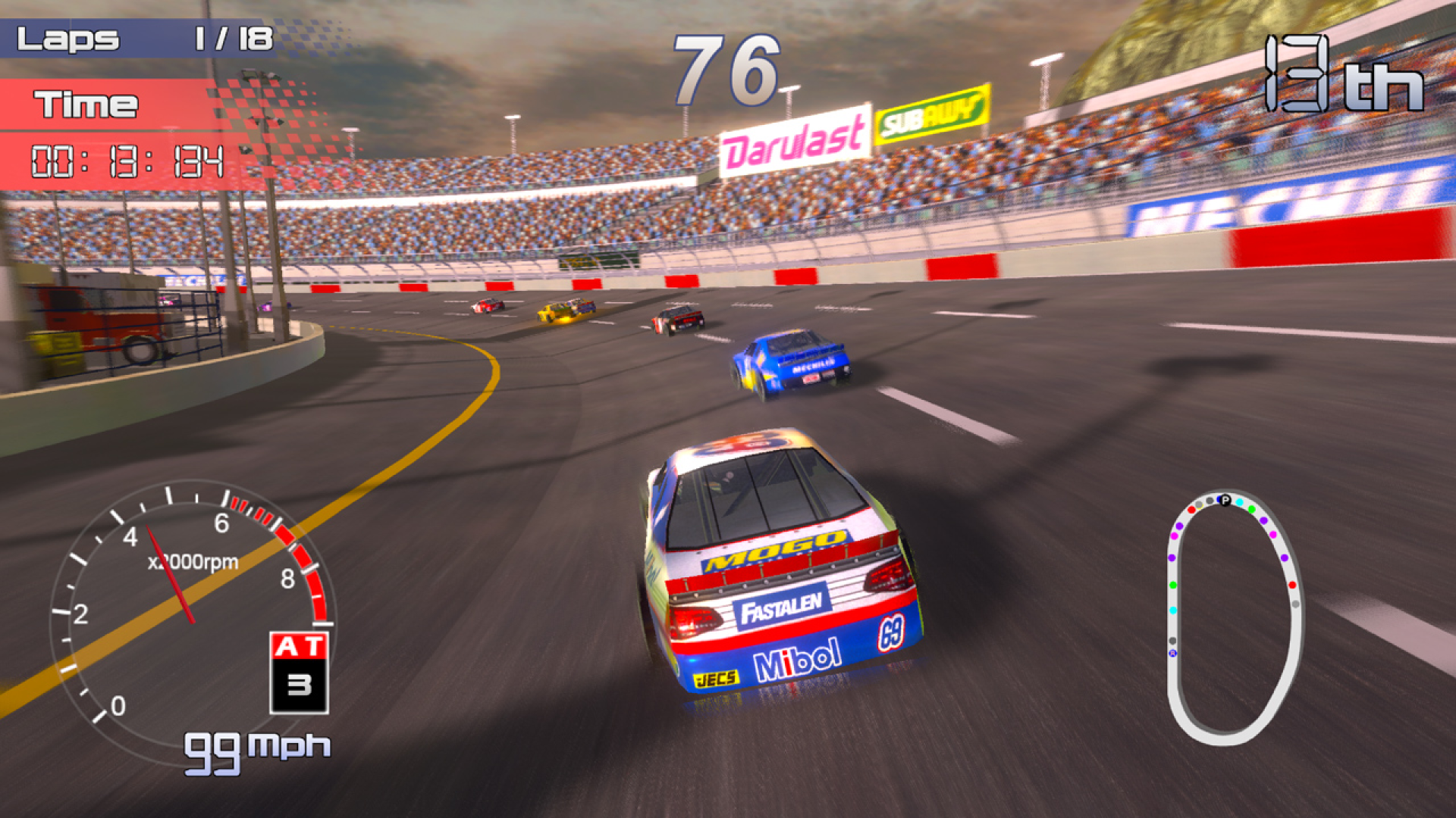 Screenshot thumbnail of Speedway Racing