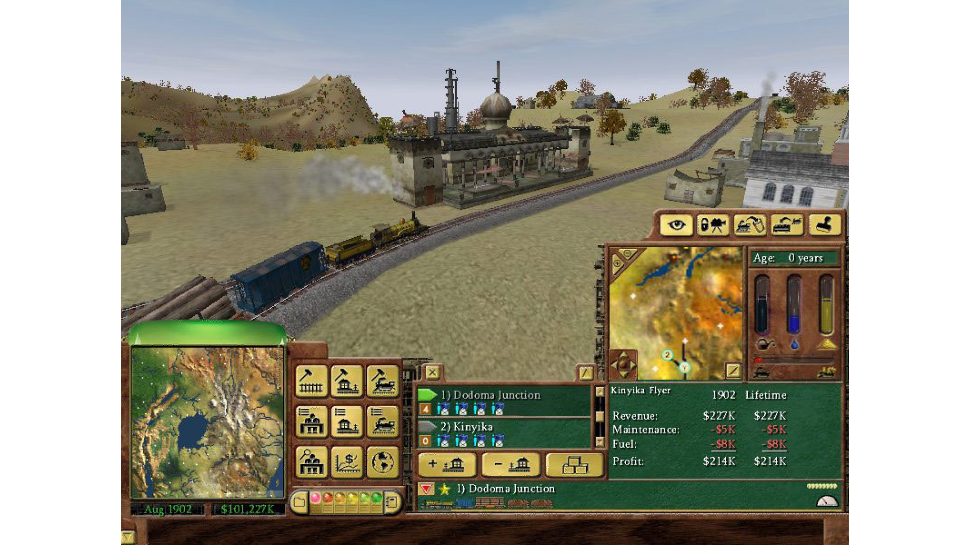 Screenshot thumbnail of Railroad Tycoon 3
