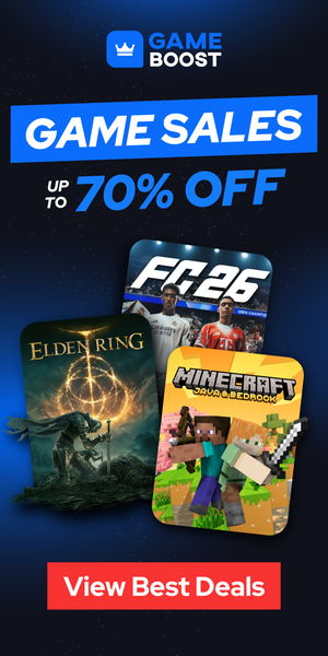 Advert banner for GameBoost