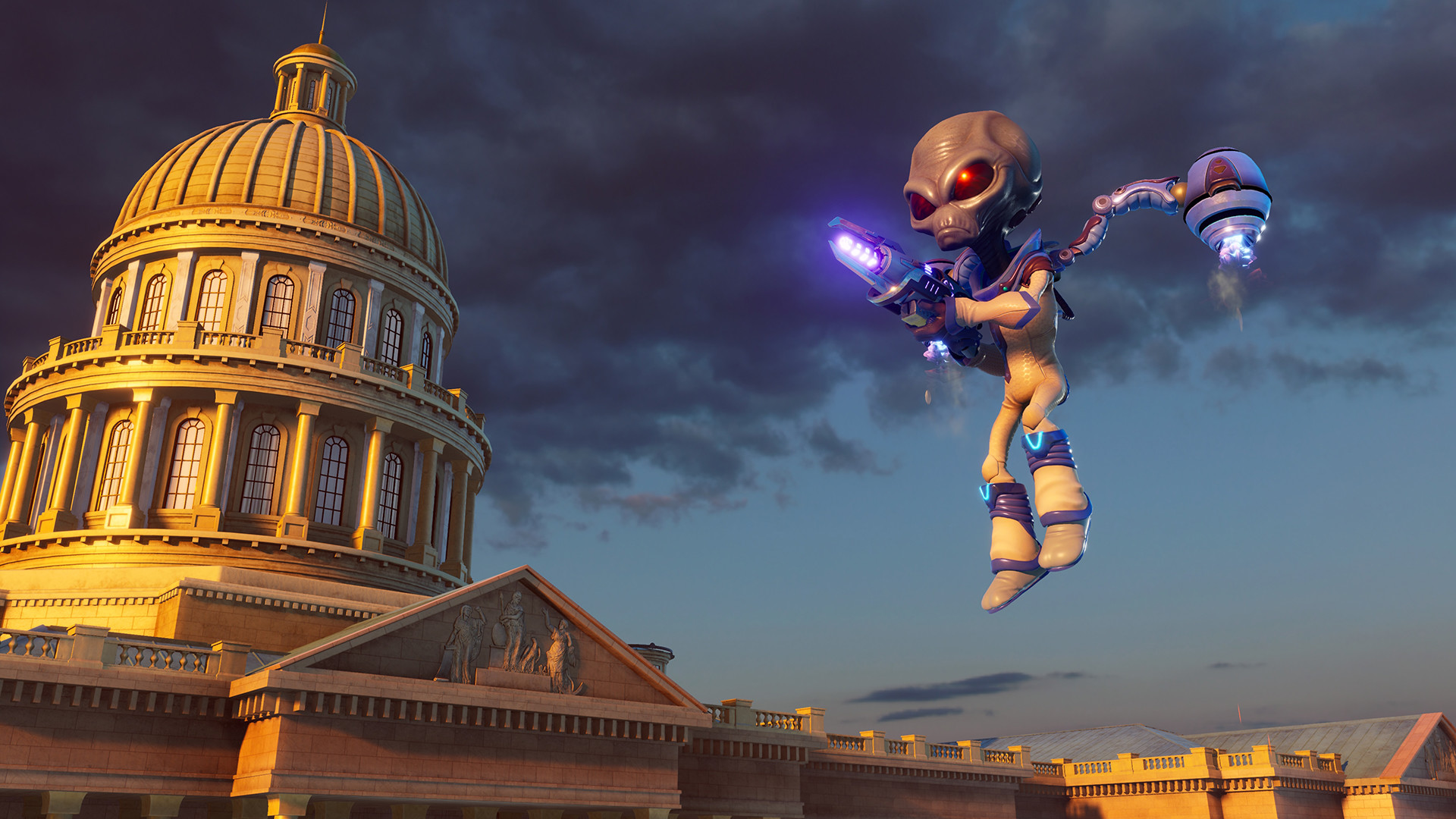 Screenshot thumbnail of Destroy All Humans! Remake