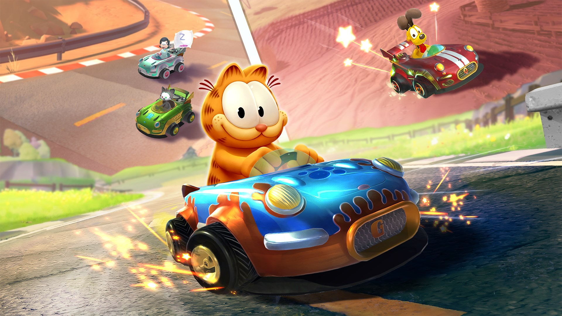 Screenshot thumbnail of Garfield Kart - Furious Racing