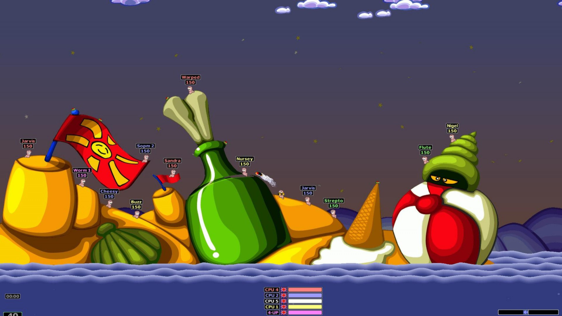 Screenshot thumbnail of Worms Armageddon