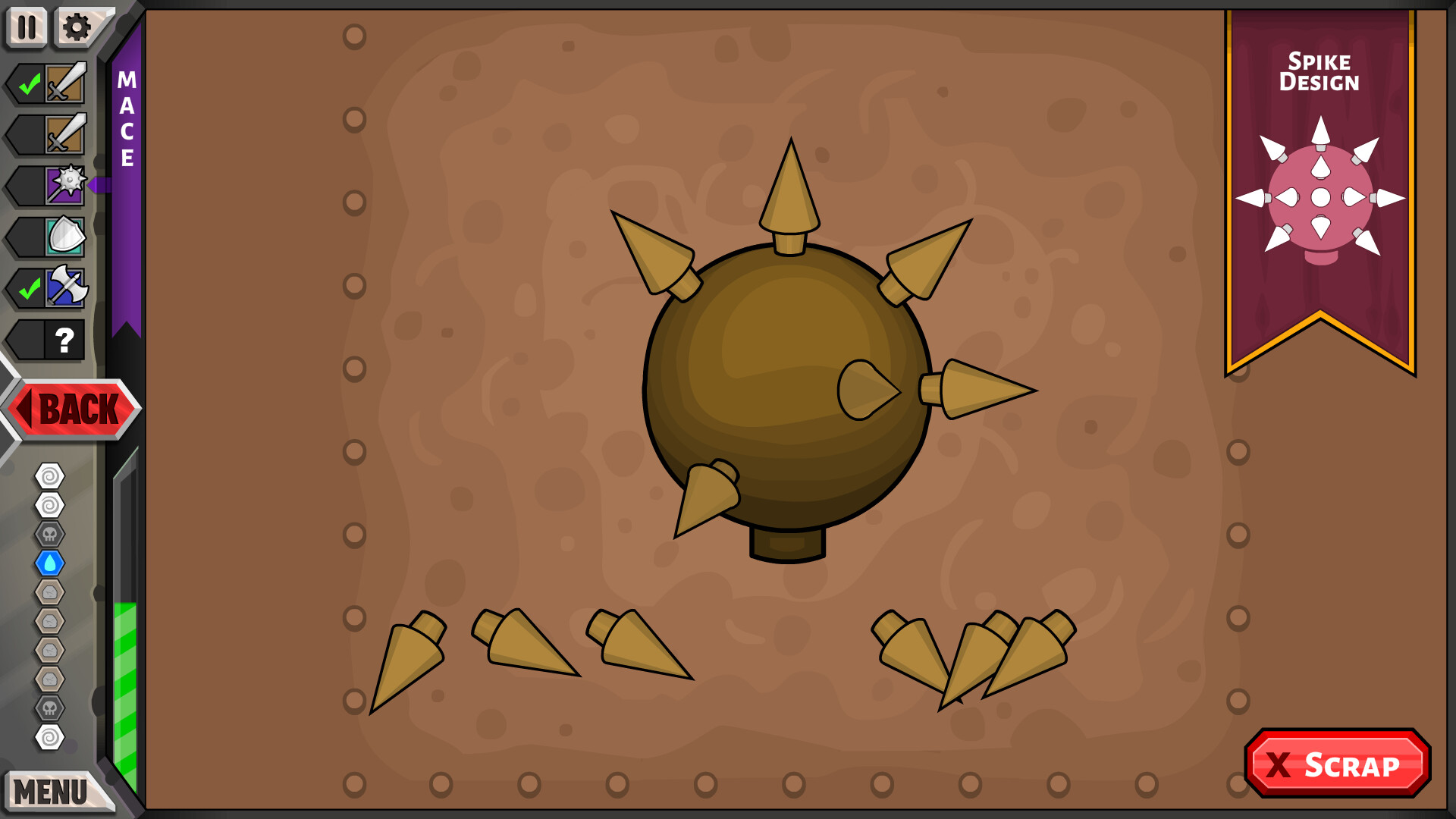 Screenshot thumbnail of Jacksmith: Weapons and Warriors