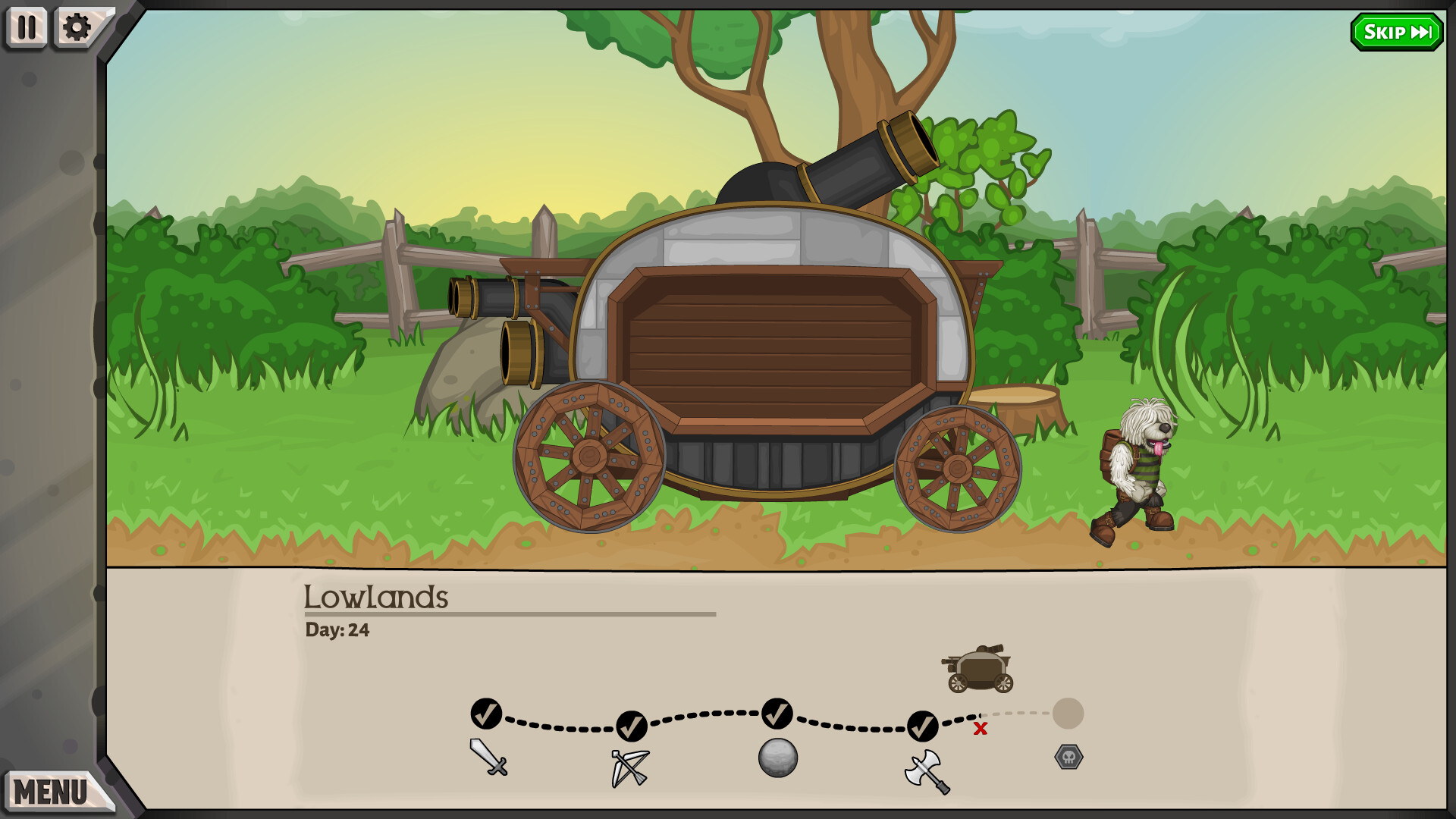 Screenshot thumbnail of Jacksmith: Weapons and Warriors