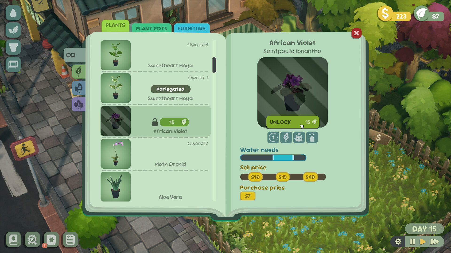 Screenshot thumbnail of Leafy Corner
