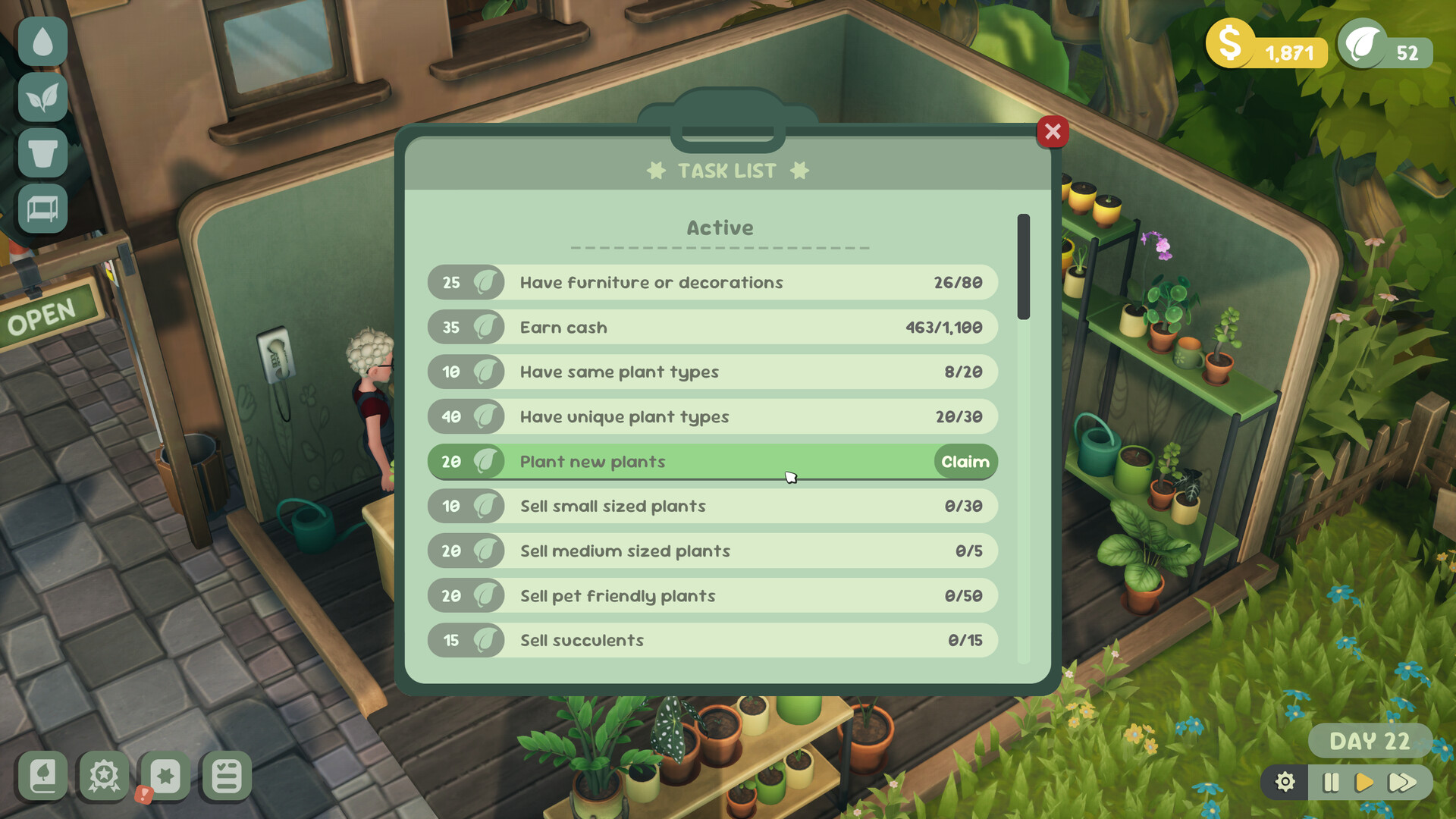 Screenshot thumbnail of Leafy Corner