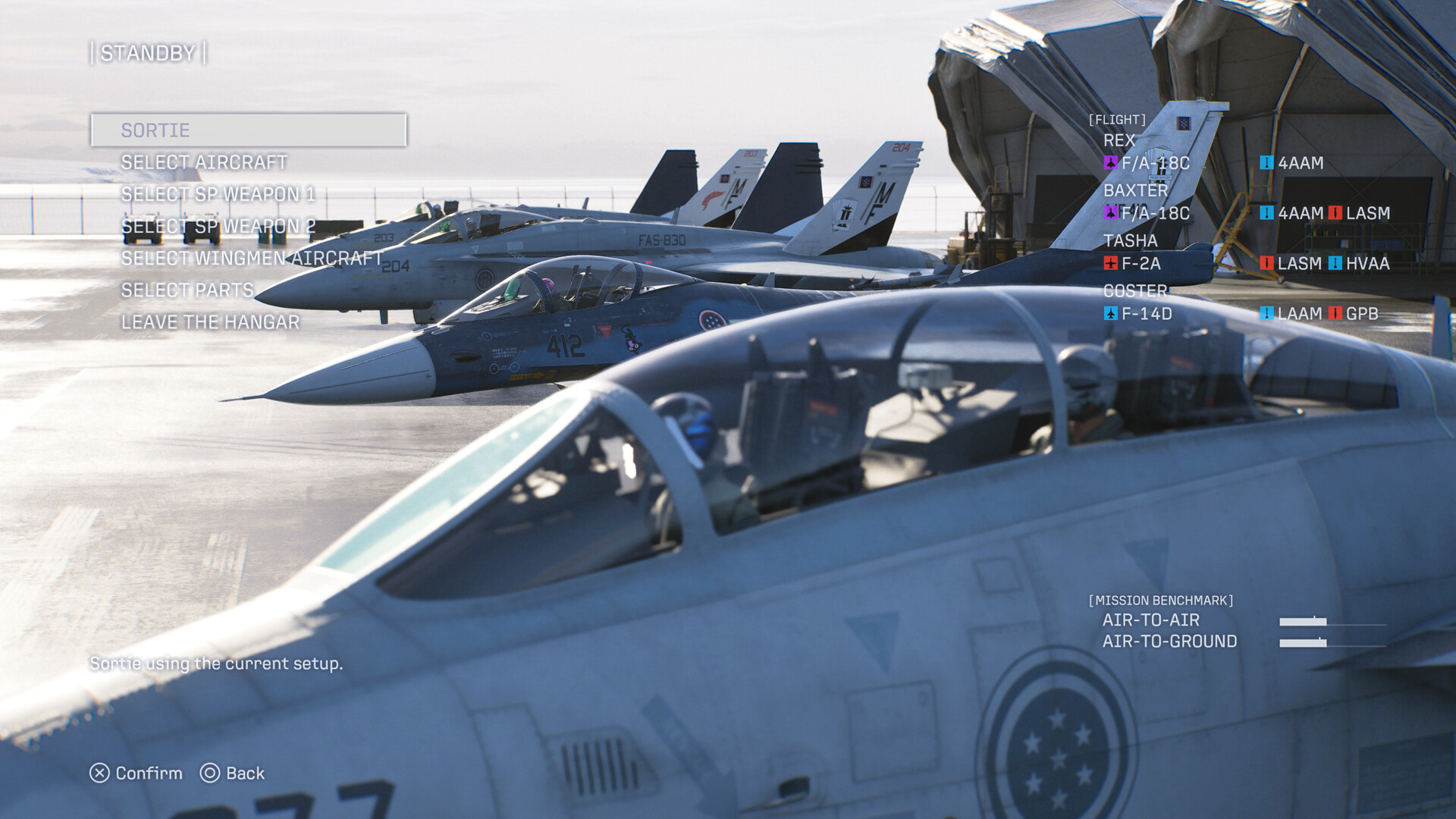 Screenshot thumbnail of ACE COMBAT 8: WINGS OF THEVE