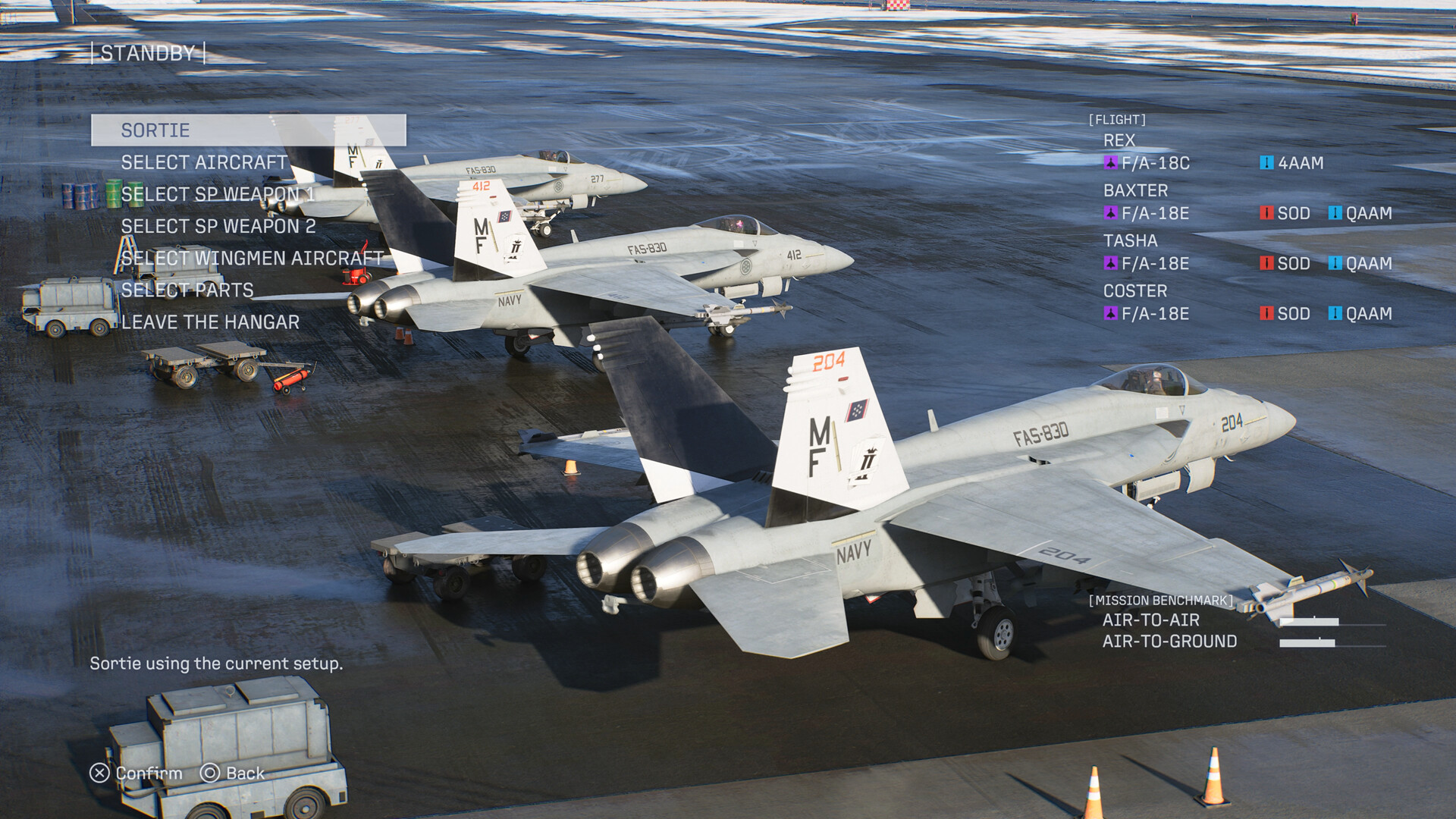 Screenshot thumbnail of ACE COMBAT 8: WINGS OF THEVE