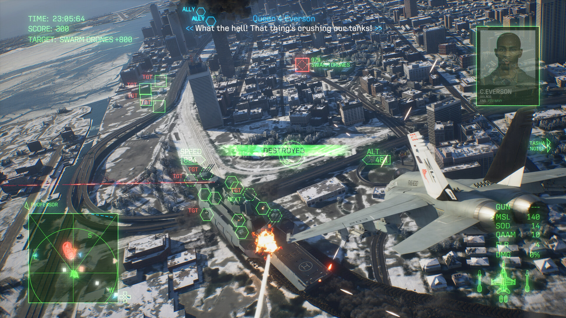 Screenshot thumbnail of ACE COMBAT 8: WINGS OF THEVE