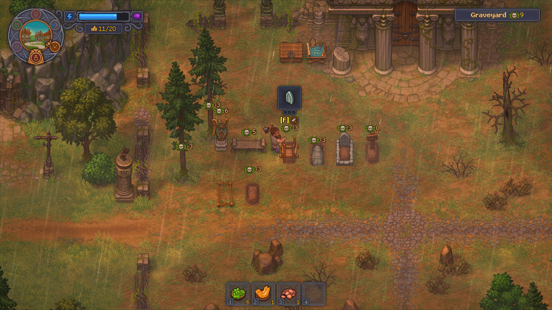 Screenshot thumbnail of Graveyard Keeper 2