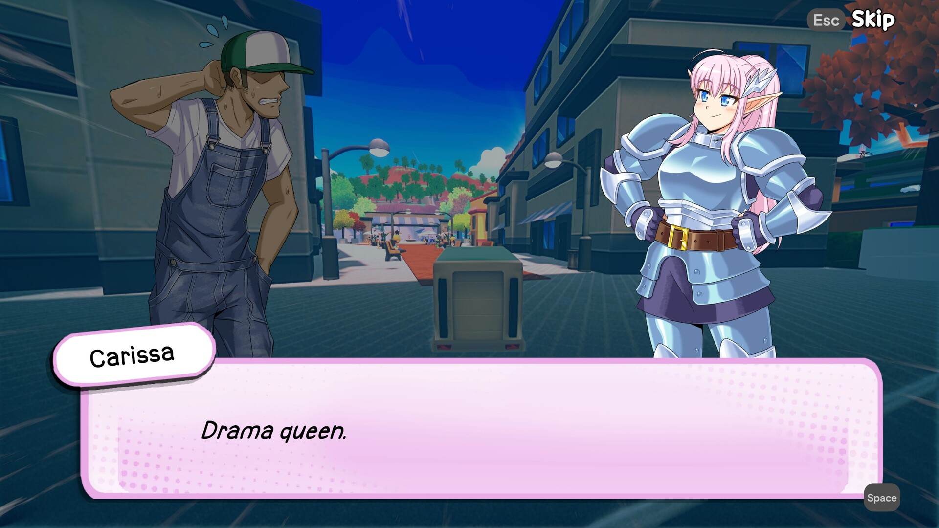Screenshot thumbnail of Truck-kun is Supporting Me from Another World?!