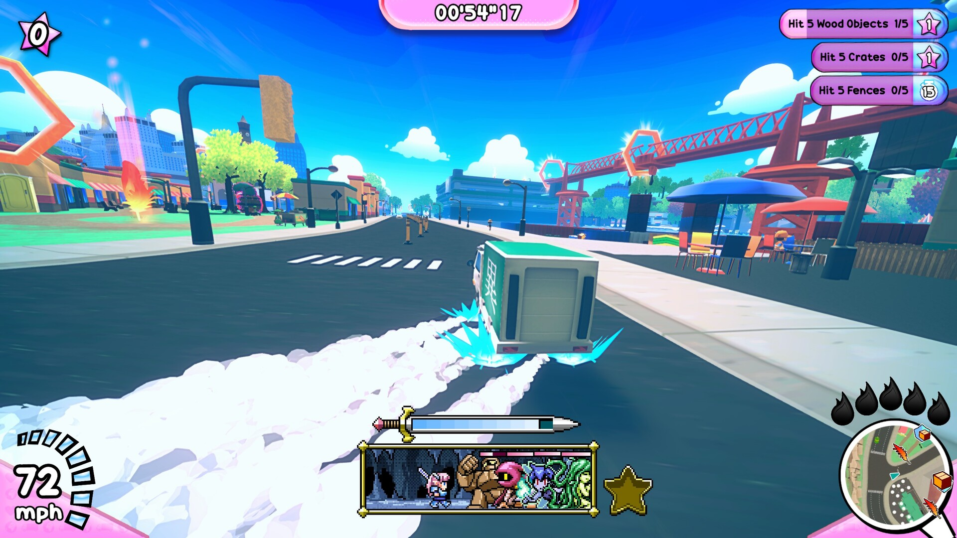 Screenshot thumbnail of Truck-kun is Supporting Me from Another World?!