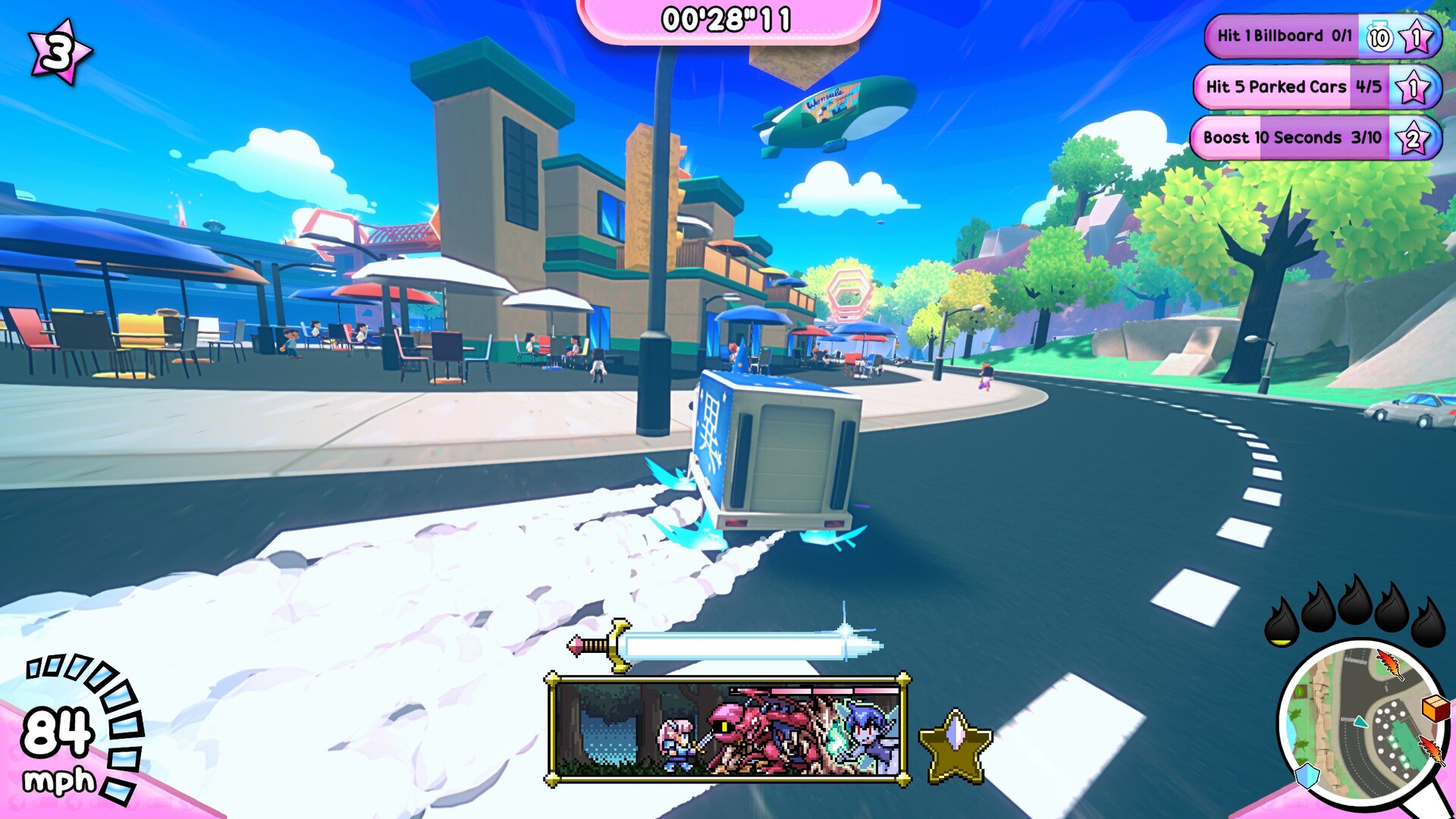 Screenshot thumbnail of Truck-kun is Supporting Me from Another World?!