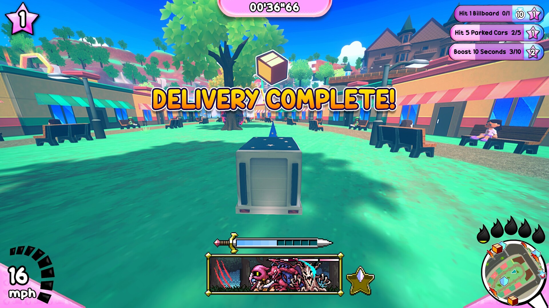 Screenshot thumbnail of Truck-kun is Supporting Me from Another World?!