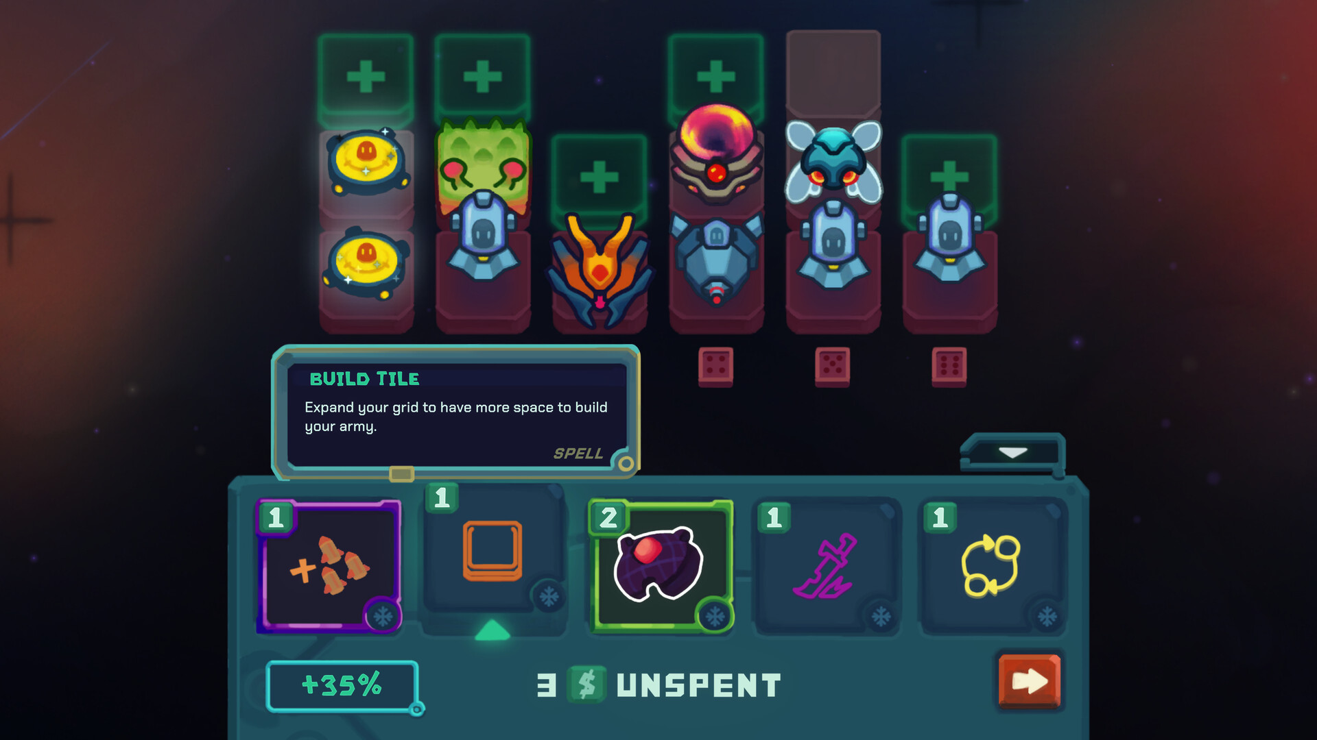 Screenshot thumbnail of Dicevaders
