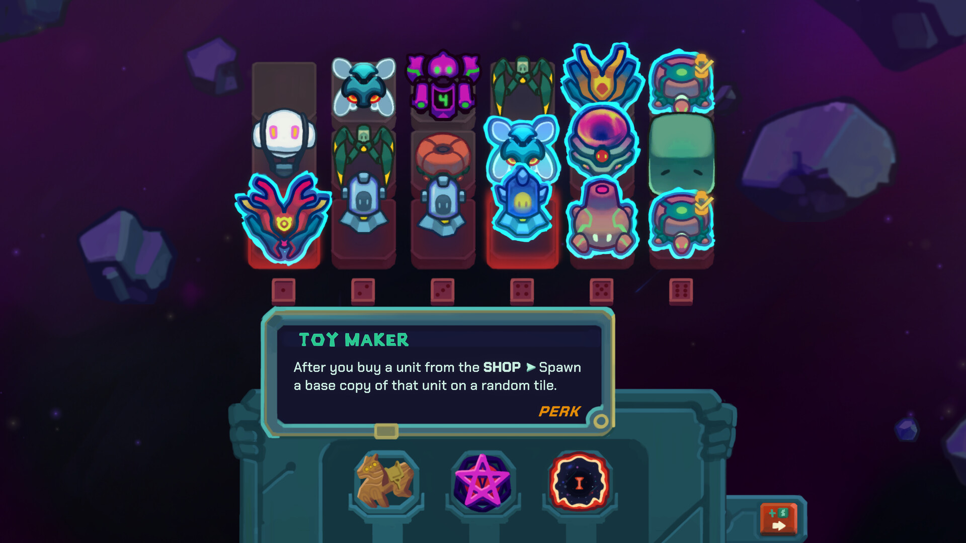 Screenshot thumbnail of Dicevaders