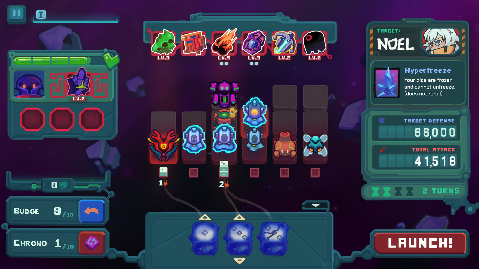 Screenshot thumbnail of Dicevaders