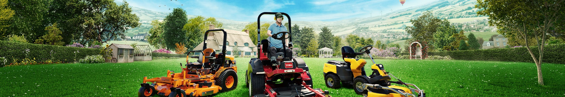 Lawn Mowing Simulator Banner