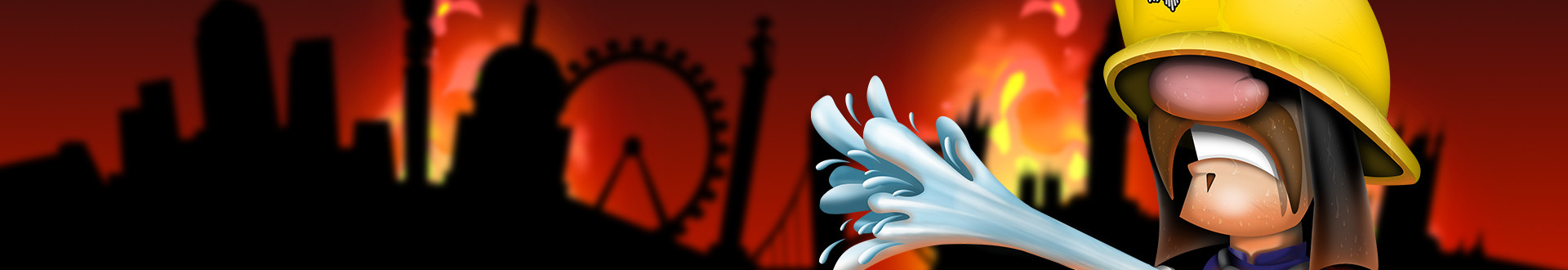 Flame Over Banner