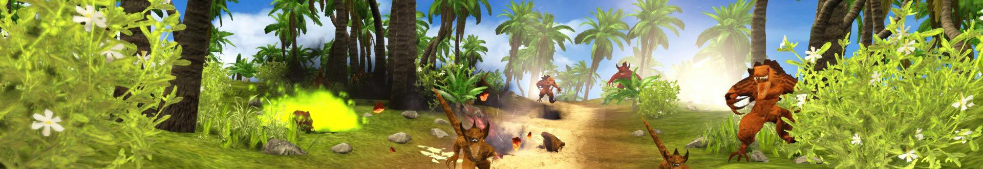 Action Alien: Tropical Banner