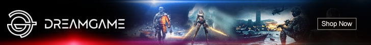 Advert banner for DreamGame