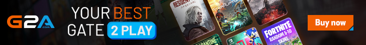 Advert banner for G2A