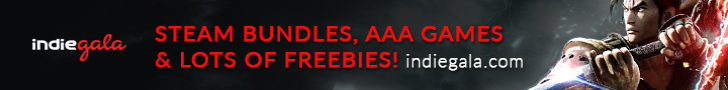 Advert banner for IndieGala